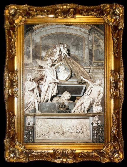 framed  COLLINO, Filippo Tomb of Carlo Emanuele III dfg, ta009-2